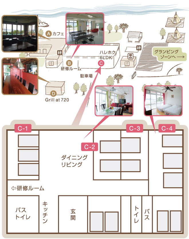 沖縄サロネーゼのイベントマップ